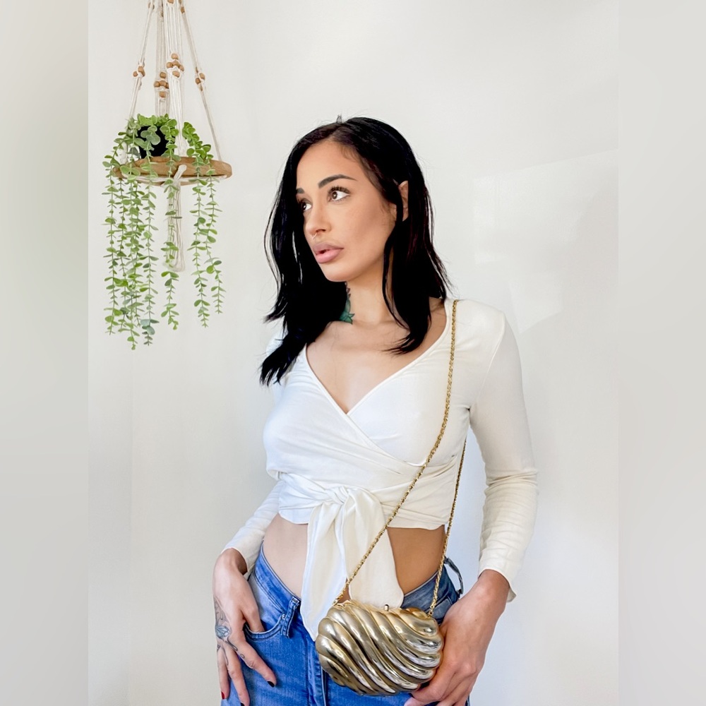 Jenni Kayne Wrapped Crop Top